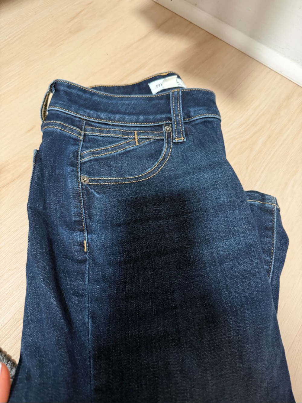 Dark Blue Women's Jean Capris - Classic Slim Fit